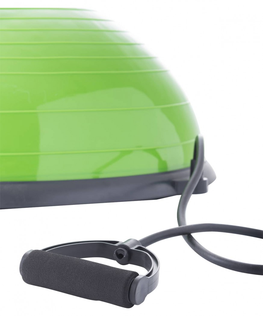 Полусфера «BOSU» STARFIT GB-501 с эспандерами, с насосом, зеленый