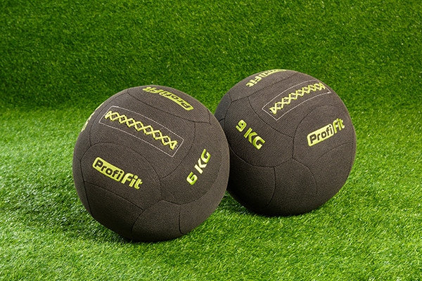 Медицинбол набивной кевларовый PROFI-FIT, (Kevlar Wallball) 6 кг