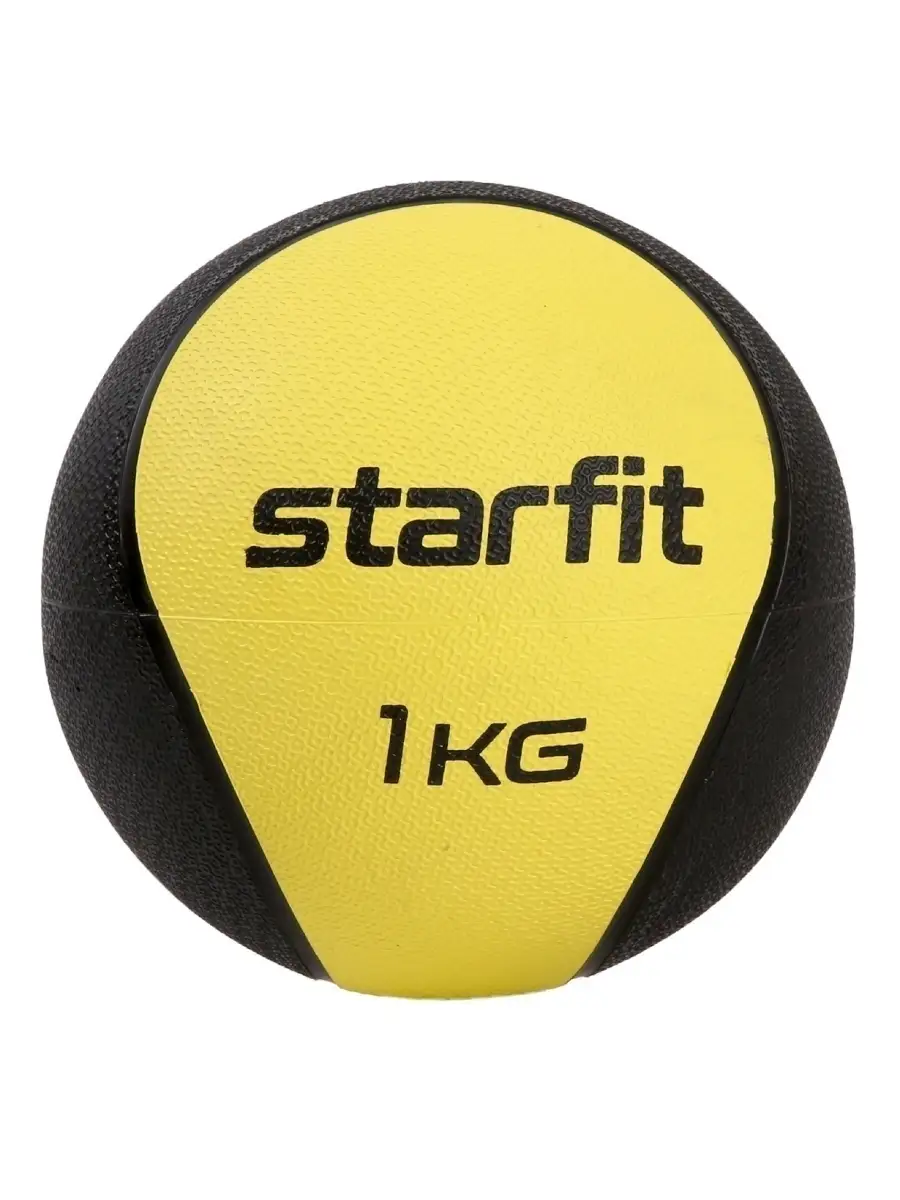 Медбол высокой плотности 1 кг, Starfit GB-702