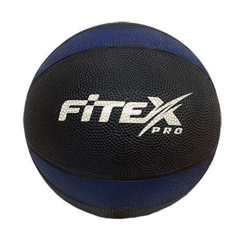 FTX-1212-3kg Медбол мяч 3 кг, черный с голубым