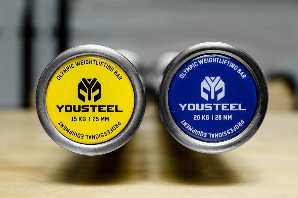 Гриф олимпийский тяжелоатлетический 20кг YOUSTEEL