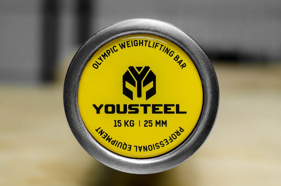 Гриф олимпийский тяжелоатлетический женский 15кг YOUSTEEL